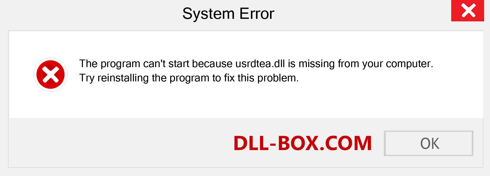  usrdtea.dll file is missing?. Download for Windows 7, 8, 10 - Fix  usrdtea dll Missing Error on Windows, photos, images